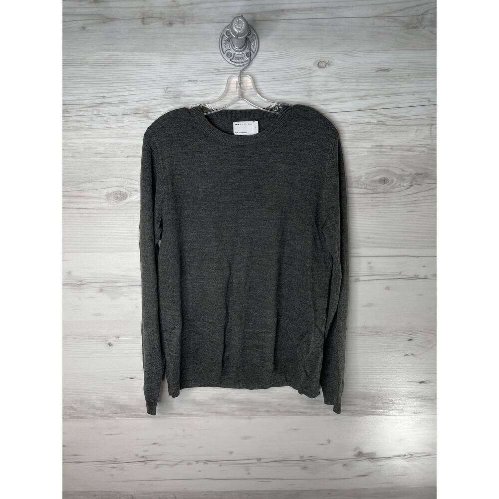ASOS DESIGN Sweater Mens‎ Medium Gray Crewneck Knit Pullover Long Sleeve Casual